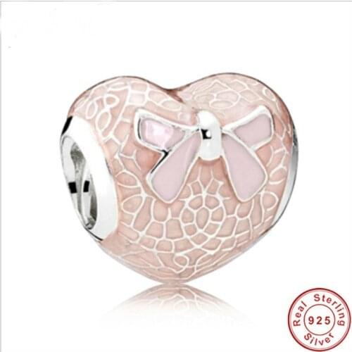 2019 Real Wholesale 100% Sterling 925 Fashion Jewelry Fit Original Making Diy Name Beads Charms Bracelet Butterfly Hearts