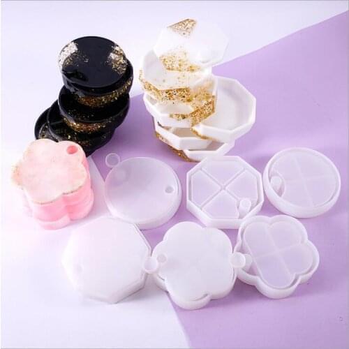 2020 Handmade Rotating 3-Tiered Tray Jewelry Storage Organizer Mold DIY Box Epoxy Resin Casting Silicone Mold Art Craft Tools