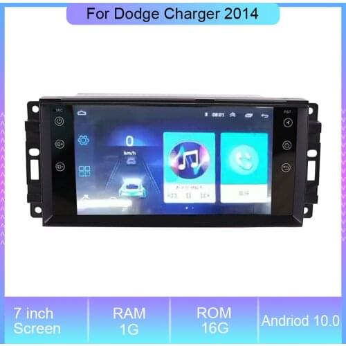 7'' Andriod 10.0 Car Radio DVD Player For Dodge Charger 2014 Stereo GPS Navigation Multimedia Headunit Player