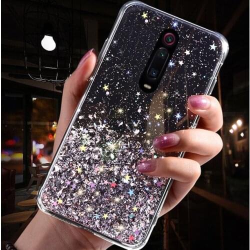 For Xiaomi Redmi Note 10 9 8 7 Pro K40 8T 9S 10S Glitter Case Phone Cover Xiaomi Redmi Note8 9Pro 8Pro Poco F3 X3 F2 Pro