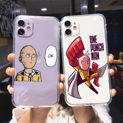 Zororong One-Punch Man Phone Case For iPhone 12 Mini 11 Pro XS Max X XR 7 8 Plus