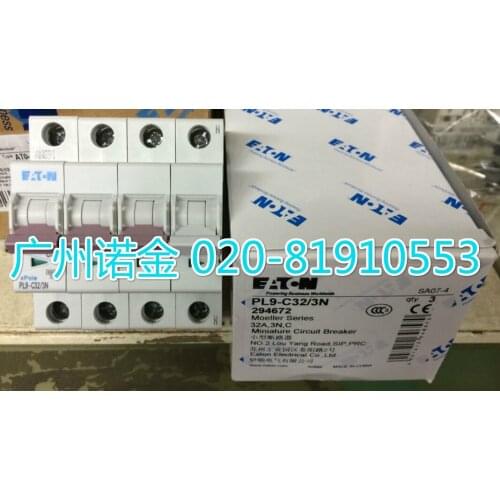 EATON 32A 3P+N PL9-C32/3N 100% new and original