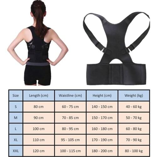 FIRECLUB Home Daily Adjustable Sport Waist Belt Shoulder Back Support Vest Waist Trainer For Adults