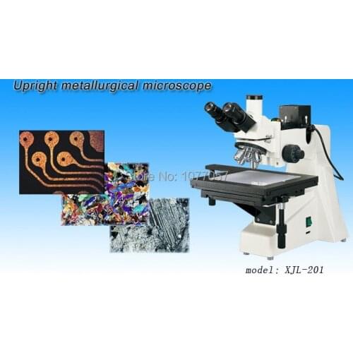 Hot Sale Made in China 50X-800X Trinocular Reflected Upright Metallurgical Microscope MM-XJL-201