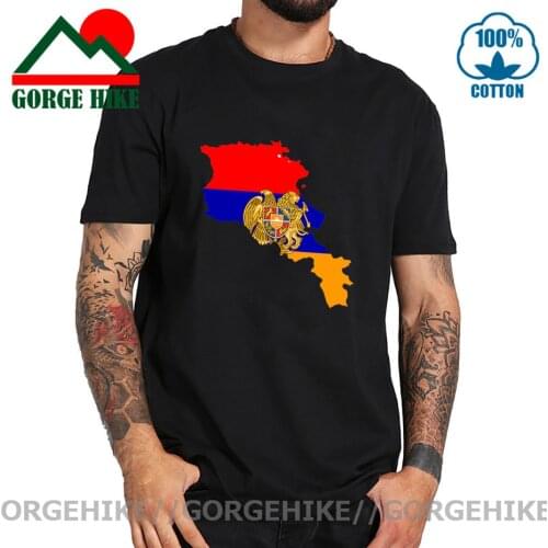 Classic Nation Flag Ceativity Boys Apparel ARMENIA T Shirt Men Custom Black Tshirt Arm Country T-Shirt Armenian Hipster Clothing