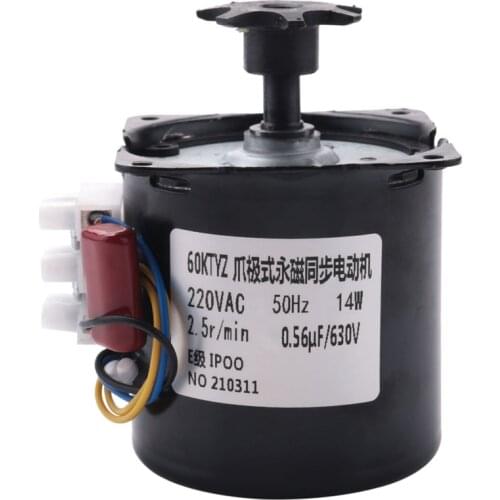 Incubator Turn the Eggs Motor Engine Reversible Geared Motor 220V Incubator Accessories for Most Incubator 2.5R/Min Turning Egg