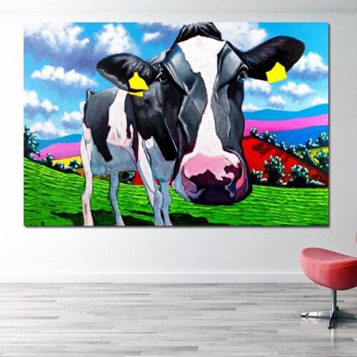 Cow in Grassland Animal 5D DIY Diamond Embroidery Full drill Diamond Painting Cross Stitch Mosaic big size canvas painting