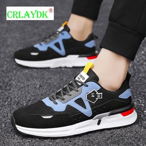 CRLAYDK Four Seasons New Mens Breathable Shoes Outdoor Leisure Sports Running Sneakers Student Skateboard Boys Basket Homme