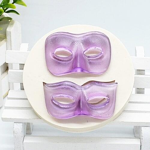 Luyou Masquerade Silicone Fondant Molds Party Cake Decorating Tools Pastry Kitchen Baking Accessories Cake Resin Molds FM202