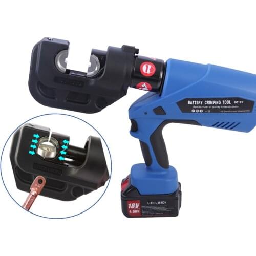 EM-400/EZ-400 Battery Powered Copper Wire Terminal Crimper Aluminum Cable Plier for Pressing 16-400mm2 Lug Crimping Tool