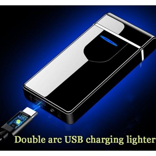 Military Gadgets Metal Electric Cool Lighters Smoking Accessories Gadgets For Men USB Rechargeable Lighter Dropship Suppliers