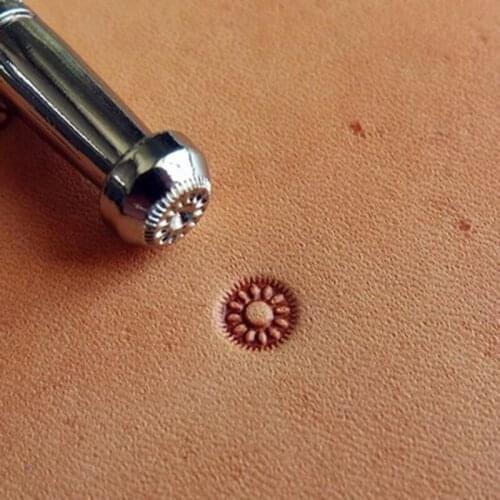 Alloy material pistil design Hand-work unique design carving punches stamp craft leather working tools