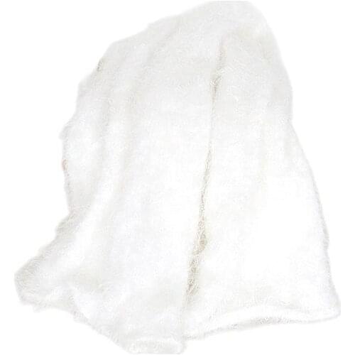 Fluffy Stretch Wrap Newborn Photography Props Baby Swaddle Cocoon Soft Jersey Fabric
