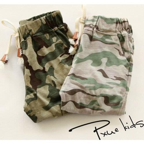 Retail new arrival 2/7y boys girls pants Camouflage damaged shorts children clothing kids summer clothes Jchao Brand Original