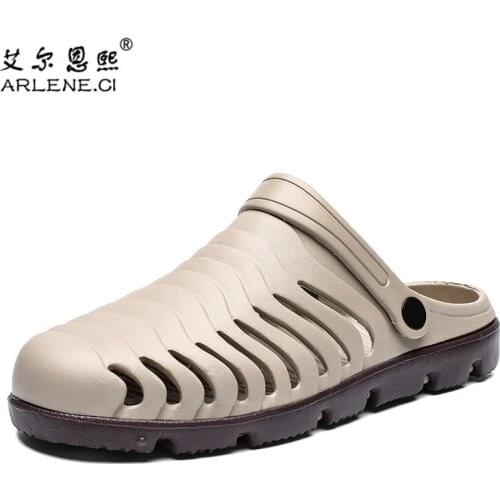Sandals Men Shoes Summer Mens Sandals Outdoor Mens Clogs Slippers Breathable Walking Beach Sports Sandals Garden Shoes Crocse
