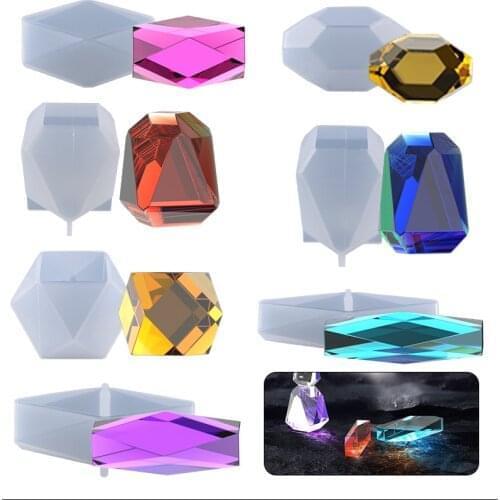 DIY Epoxy Resin Silicone Mold Building Block Resin Mold KidsToy Jigsaw Mould Building Block Keychain Pendant Jewelry Making