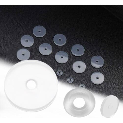 Piercing Healing Silicone Discs Soft Anti Hyperplasia Anti-sagging Fixed Rings For Nose Ear Cartilage Soft Gasket Spacers Body