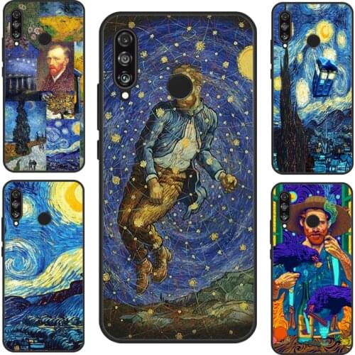 Van gogh Trippy funny art For Huawei P20 Lite P30 P40 Pro P Smart 2019 2021 Nova 5T Case For Honor 10i 20 8A 8X 9X