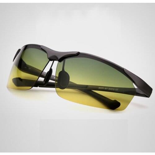 Laura Fairy High-end Polarized Sunglasses Aluminum-magnesium Alloy Frame Night-vision-goggle Driving Sport Sun Glasses Men/Women