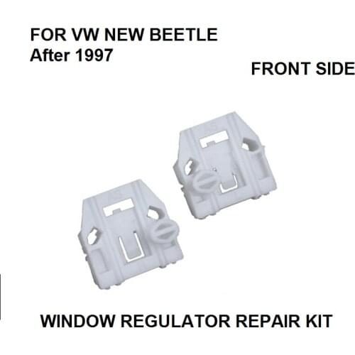 X2 PIECES WINDOW REGULATOR CLIPS PARTS FOR VW NEW BEETLE WINDOW REGULATOR REPAIR KIT FRONT-LEFT NEW 1997