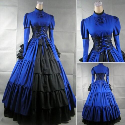 Women Lolita Cosplay Costtumes Gothic Cosplay Dress Princess Dress Costume Halloween Carnival Party Girls Cosplay Costume