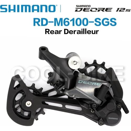 2020 NEW SHIMANO DEORE SLX M6100 Rear Derailleur 12s SGS Long Cage SHADOW RD+ Mountain Bike Rear Derailleur MTB Derailleurs
