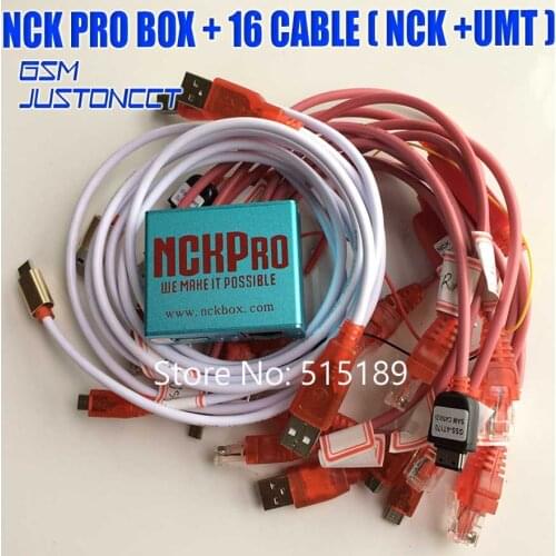 Gsmjustoncct Original new NCK Pro box support UMT 2 in 1 (support NCK+ UMT 2 in 1)new update For Huawei Y3 Y5 Y 15cables