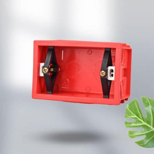 6pcs 86/118 Type Switch Socket Bottom Box Repair Screw Broken Old Mounting Box Fast Recovery Simple Installation