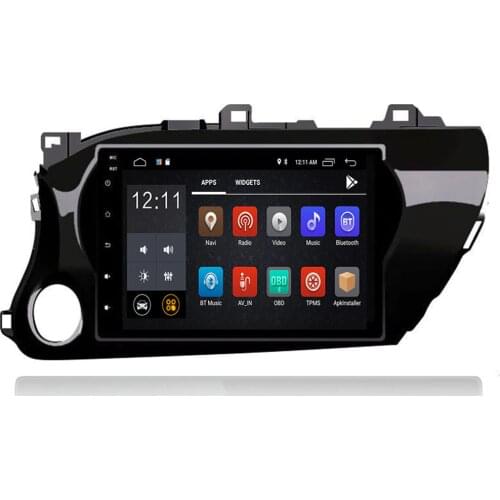 Android 10 car radio 2 din for Toyota Hilux 2016 - 2019 auto DVD on-board computer Navigation GPS AUDIO head unit