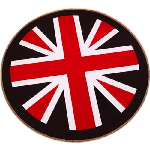 Retro Britain flag Large Rugs Round Carpets Area Rug For Living Room Computer Chair Sofa Table Bedside Carpet Outdoor Floor Mat