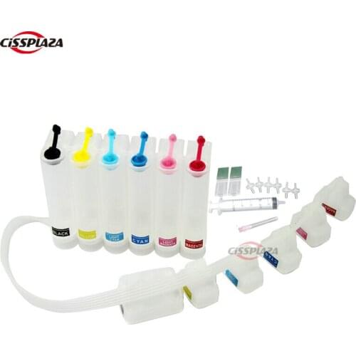 CISSPLAZA CISS compatible for HP363 C7180 C7280 C8180 D6160 D7160 D7360 D7460 3210v 3310xi 8230 8250 C5180 CIS Ink Supply System