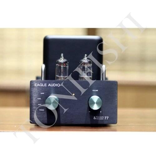 EAGLEAUDIO77 fever tube vinyl turntable mm pure bile tube phono preamp, magnification 20 times, SNR: 89DB