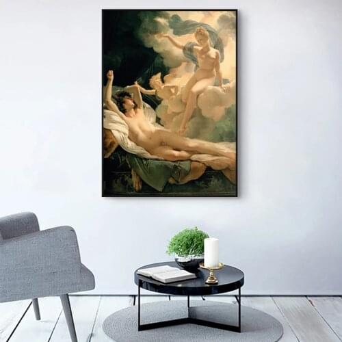 Dream And Aries Canvas Painting Reproduction By Pierre Famous Posters Prints Wall Art Nude Pictures For Living Room Decor