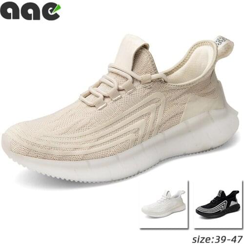 Trend Reflective Sneakers Men Mesh Breathable Running Shoes Fashion Black Mens Shoes Casual Lighted Shoes Zapatos De Hombre 2020