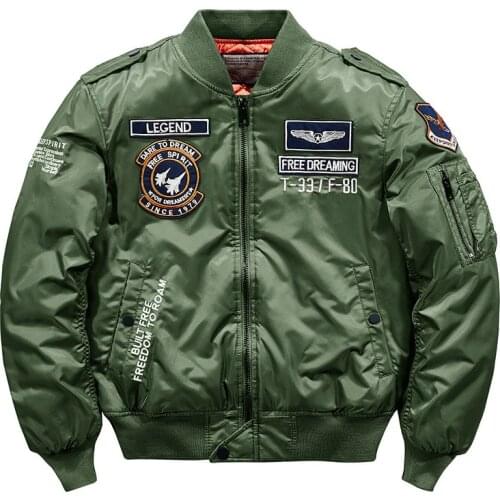 MA-1 Autumn Winter Bomber Jacket Men Military Thick Windbreaker Pilot Jackets Male Streetwear Multi-pocket Coat Chaqueta Hombre