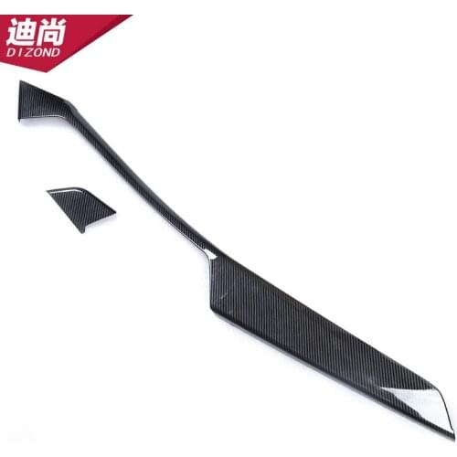 Suitable for 2019-21 BMW new X5 central control gear panel inner handle decorated with carbon fiber texture