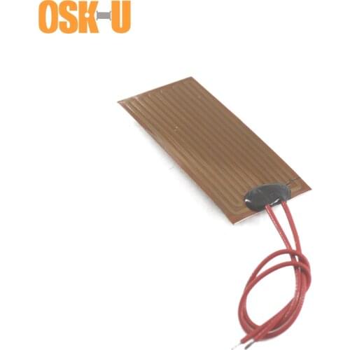 12V Polyimide Film Heater 0.15-0.3mm thickness Electric Heating Element Freeze-proof Heater Film for Mechanical Equipments