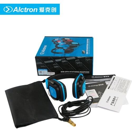 Alctron HE620 semi-open monitoring headphone which adjustable headband for studio recording/stage performance