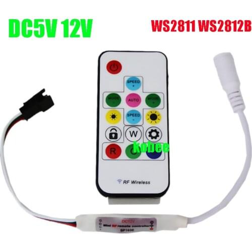 SP103E RF Controller 14key for DC5V WS2812B DC12V WS2811 Dream Color LED Strip Light