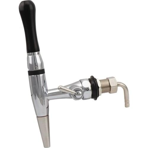 Stout Nitrogen Nitro Coffee Tap,Adjustable beer faucet with flow control chrome plating,homebrew making beer dispenser tap