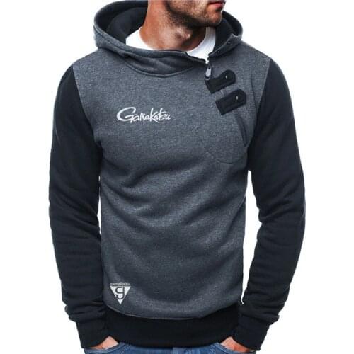 Gamakatsu Fishing Hoodie Sweatshirt Fishing Wear Breathable Fishing Shirt Fishing Clothing Casual Fishing Clothes Sweatshirt