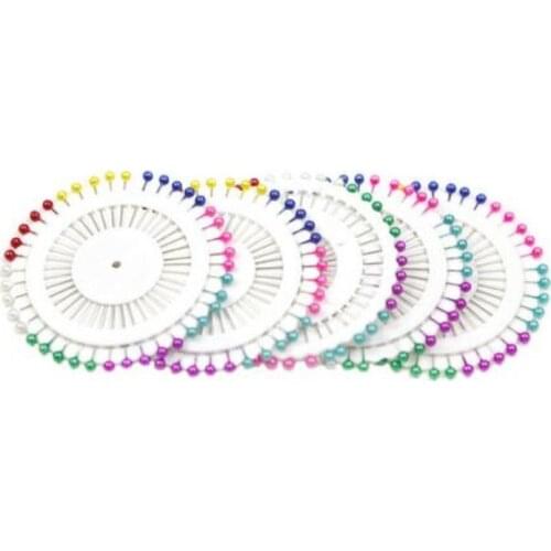 High Quality 200 PCs/5 Packs Round Pearl Headed Pins Quilting Pins Localization Needle Weddings Corsage Sewing Pins