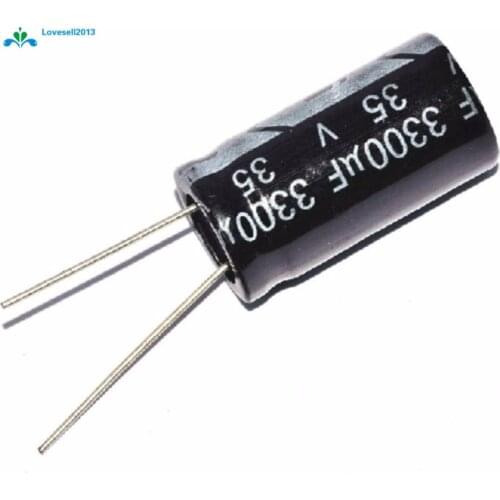 10PCS 3300uF 25V 105C 16mm*25mm Radial Electrolytic Capacitors