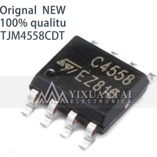 10pcs SOP8 DIP8 SMD TJM4558CDT TJM4558CN TJM4558 4558 SOIC-8 DIP-8