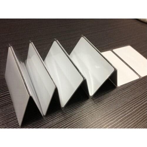 100pcs EM4305 RFID writable rewrite 125KHZ white Card em4305 blank white cards contactless writable rewrite smart card