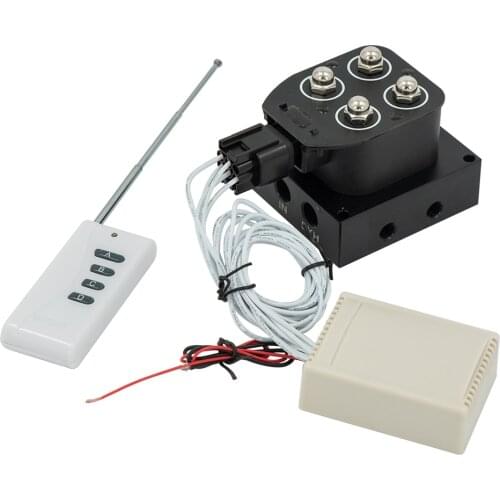 12v Solenoid Valve Air ride Suspension manifold valve with remote controller 0-200psi