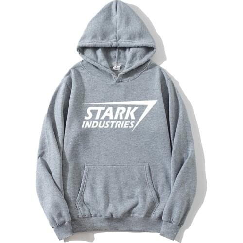 2021 Cool STARK INDUSTRIES TONY STARK IRON MAN Brand Autumn and winter hoodie Fitness Casual Camisas Tops sweatshirt