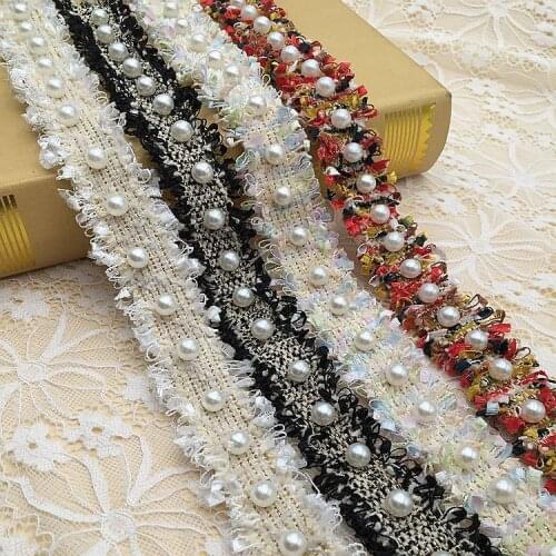 3CM-3.3CM 5yards/lot Tweed webbing ribbon with Frayed Sides for gaments,hats,pins. sewing accessories Jacquard Trim
