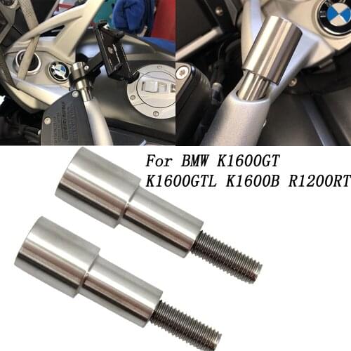 Aluminum Motorcycle mobile phone navigation bracket handle extension bar for BMW R1200RT K1600GT 1200RT R1200RT