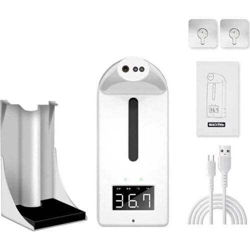 K10pro Automatic Soap Dispenser Thermodetector Spray Drip Temperature Measuring Practical Integrated Machine